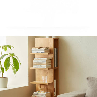 Storage Rack Bookshelf Gap Storage Bookshelf Corner Accessories Storage Wooden Nordic Bookshelf Simple Stylish ysys - b3191 - rackMUTUKISPACE