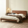 Walnut Sunoko Bed Single Nordic Bed Frame King Wight Double Natural Drop Mat Simple Bed Frame Only Black Walnut Material Stylish ysys - b5018 - bedMUTUKISPACE