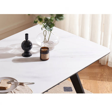 Dining Table Table Desk Wooden Sintered Stone Stylish Rectangle Nordic Square Table ysys - m6112 - DtableMUTUKISPACE