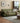 Sofa for 3 People Wooden Frame Stylish Sofa with Armrests Nordic Width 87.4" Green White ysys-n506d-sofa