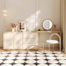 Chic Off White Makeup Vanity with Natural Wood Finish & Particle Board Construction yw - 200MUTUKISPACE