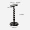 Affordable Modern Side Table – Elegant Brown and Black Beech Wood Design yw - 213MUTUKISPACE