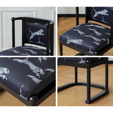 Stylish Black Flannel Chair with Ash Wood Frame: Perfect for Modern Interiors yw - 224MUTUKISPACE