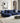 Luxurious Blue & White Pine Velvet Flannel Sofa - Perfect Blend of Style and Comfort yw - 225MUTUKISPACE